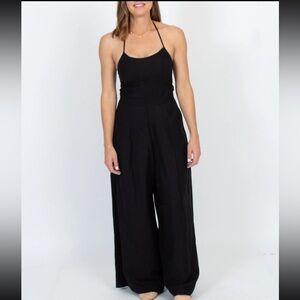 [Morgane Le Fay] Black Halter Jumpsuit - Size Small